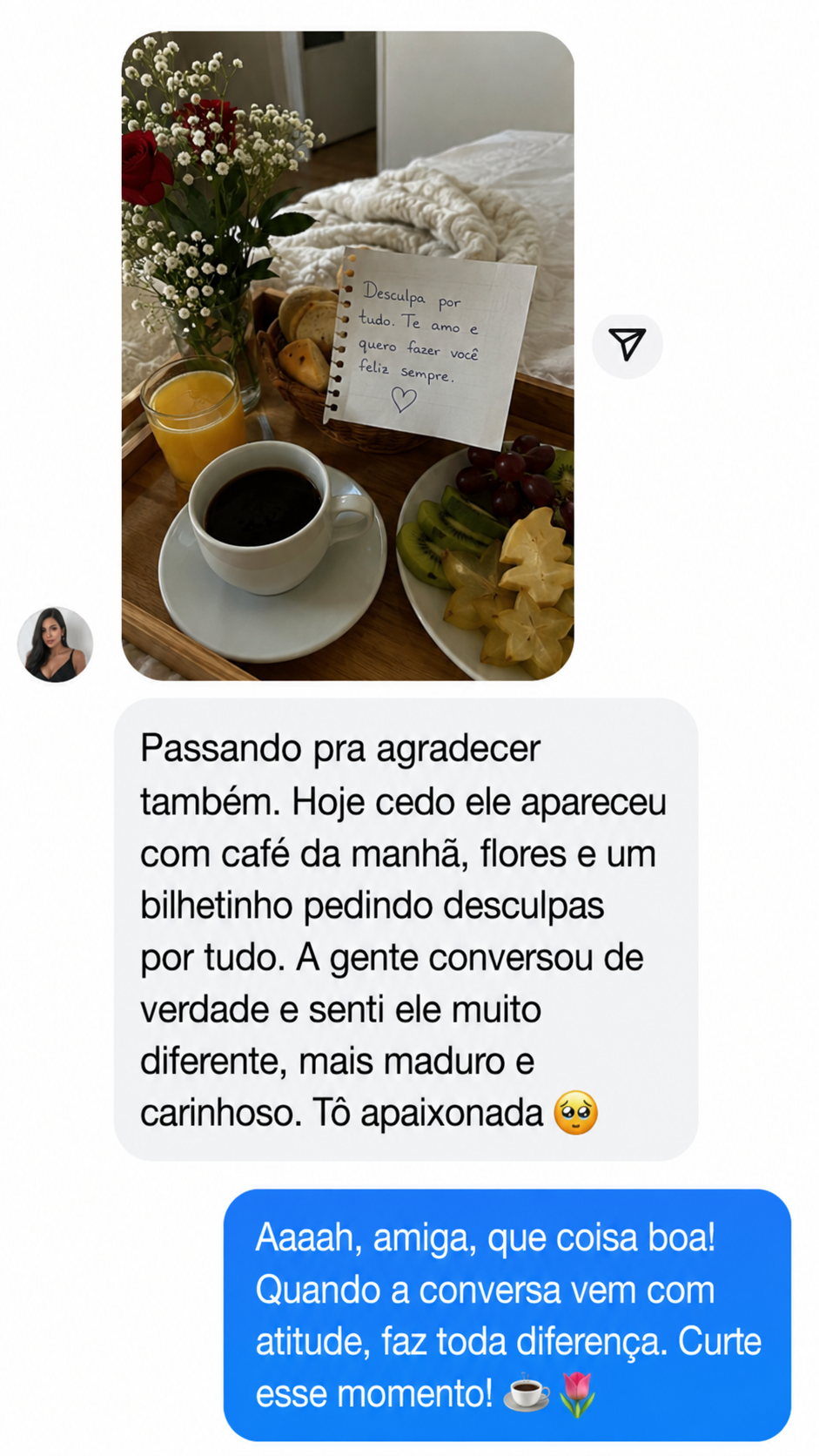 Depoimento de leitora